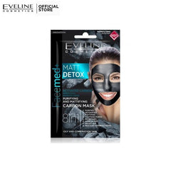 Eveline Facemed+ Carbon Mask 2*5ml Matt Detox - Premium Health & Beauty from Eveline - Just Rs 325.00! Shop now at Cozmetica