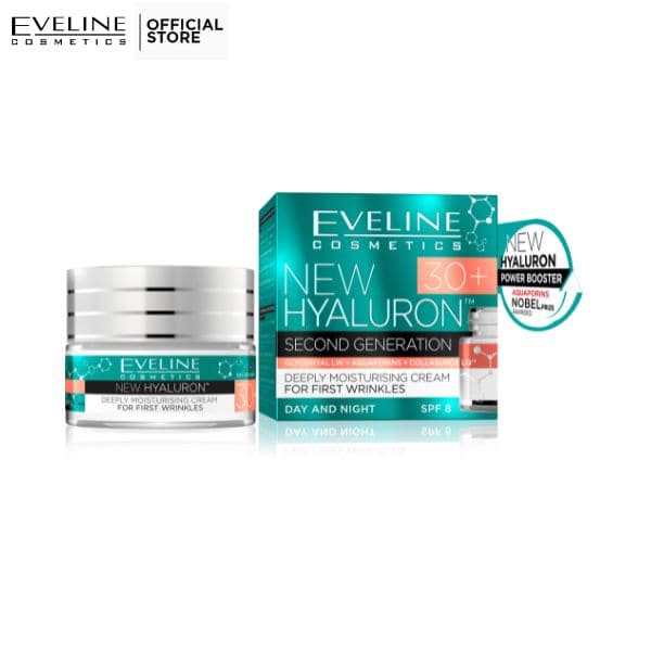 Eveline Bio Hyaluran Day And Night 30+ - 50ml - Premium Health & Beauty from Eveline - Just Rs 2085.00! Shop now at Cozmetica