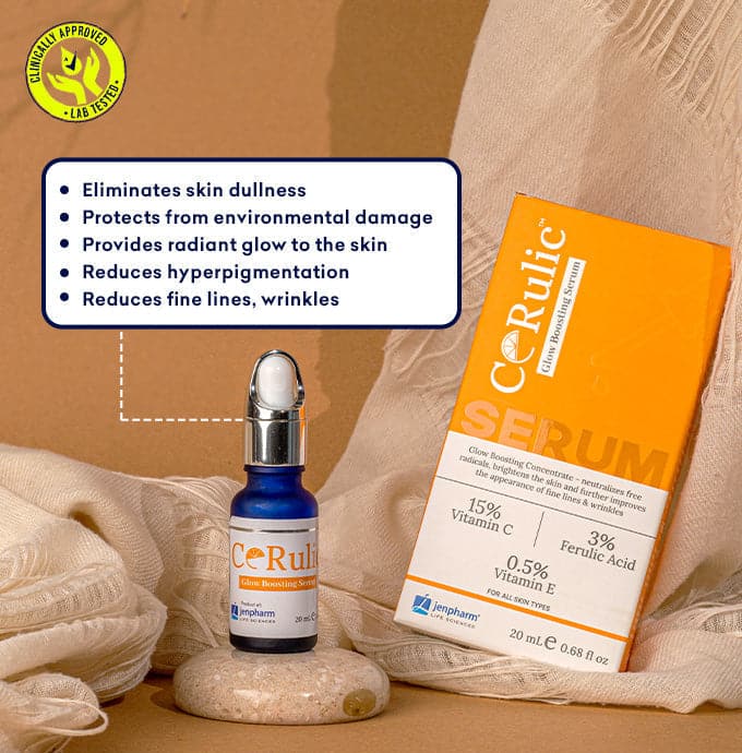 Jenpharm Cerulic Glow Boosting Serum - Premium Lotion & Moisturizer from Jenpharm - Just Rs 1798! Shop now at Cozmetica