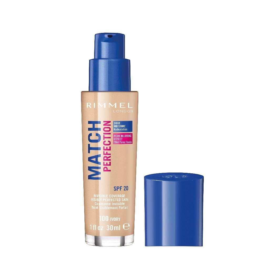 Rimmel Match Perfection Foundation - 100 Ivory - Premium Foundation from Rimmel London - Just Rs 4280! Shop now at Cozmetica