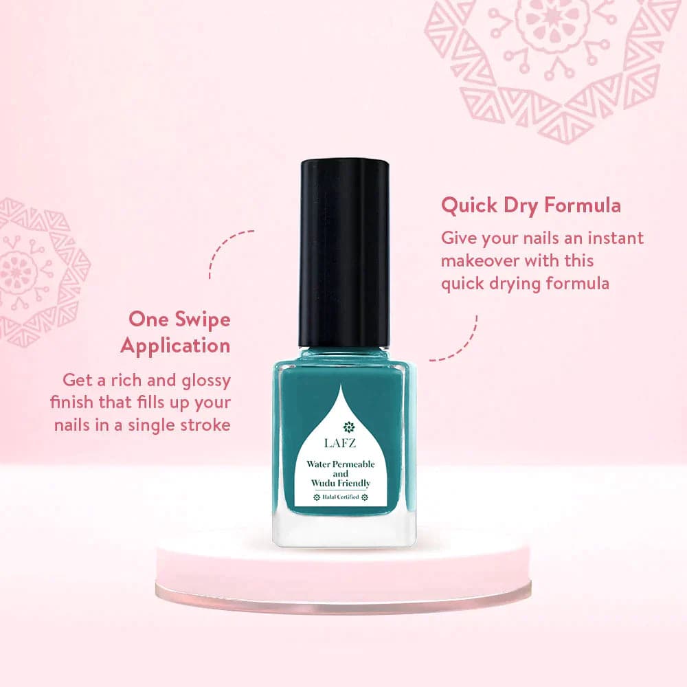 Lafz Halal Breathable Nail Polish - Premium Health & Beauty from Lafz - Just Rs 1815! Shop now at Cozmetica