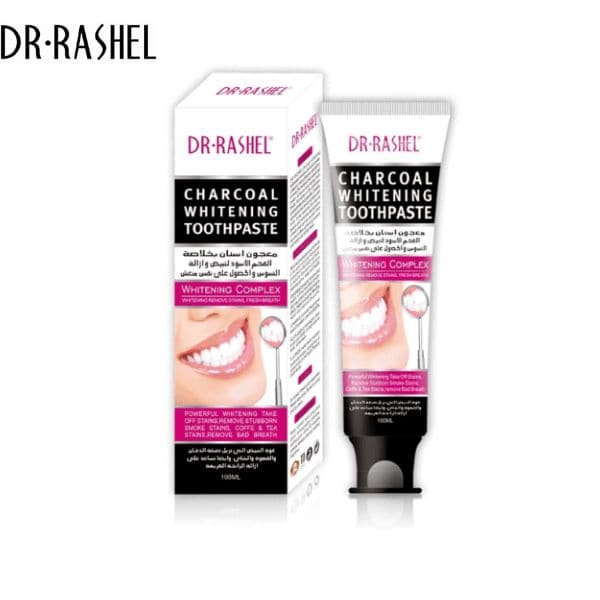 Dr. Rashel Black Charcoal Toothpaste 100G - Premium  from Dr. Rashel - Just Rs 675! Shop now at Cozmetica