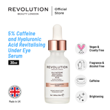 Revolution Skincare 5% Caffeine and Hyaluronic Acid Revitalising Under Eye Serum - 30ml - Premium Toners from Makeup Revolution - Just Rs 4350! Shop now at Cozmetica
