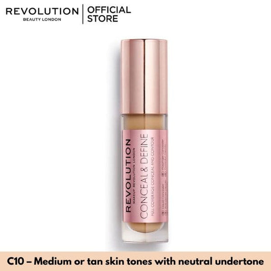 Makeup Revolution Conceal and Define Concealer - Premium Concealer from Makeup Revolution - Just Rs 2420! Shop now at Cozmetica