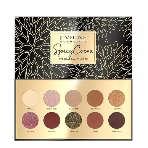 Eveline Eyeshadow Palette - Spicy Cocoa