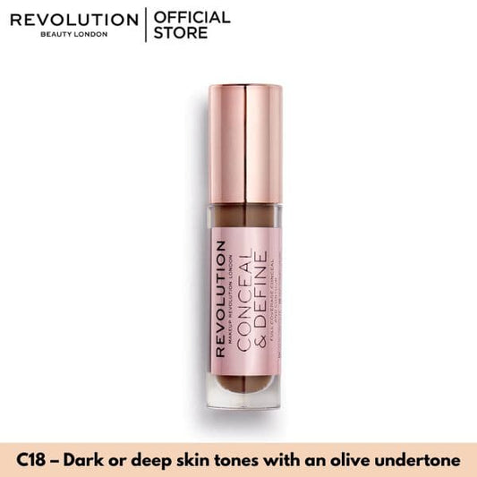 Makeup Revolution Conceal and Define Concealer - Premium Concealer from Makeup Revolution - Just Rs 2420! Shop now at Cozmetica