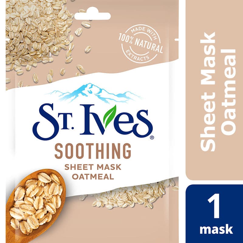 St. Ives Soothing Sheet Mask Oatmeal 23 Ml - Premium Mask from St. Ives - Just Rs 375! Shop now at Cozmetica