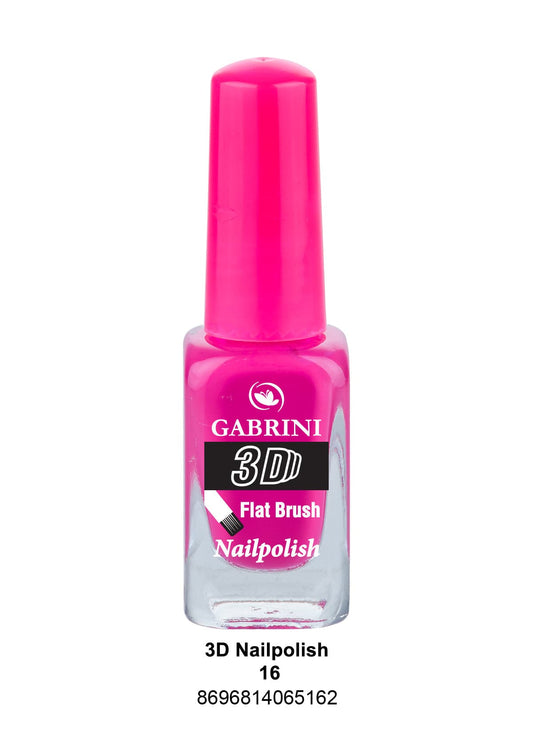 Gabrini 3D Nail Polish # 16 - Premium Nail Polish from Gabrini - Just Rs 475! Shop now at Cozmetica