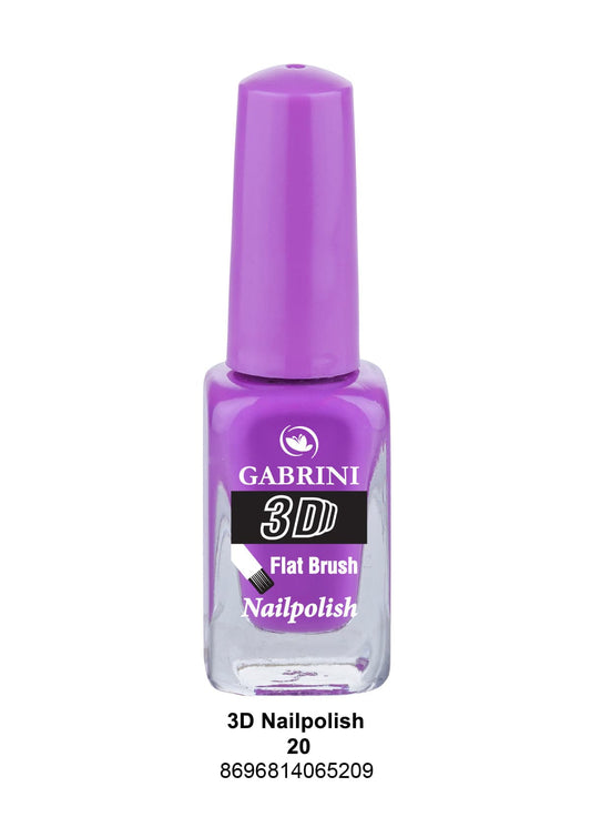 Gabrini 3D Nail Polish # 20 - Premium Nail Polish from Gabrini - Just Rs 475! Shop now at Cozmetica