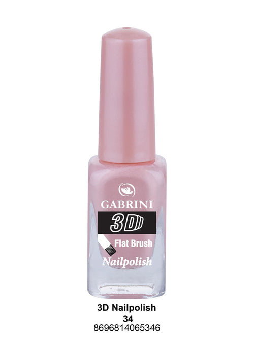 Gabrini 3D Nail Polish # 34 - Premium Nail Polish from Gabrini - Just Rs 475! Shop now at Cozmetica