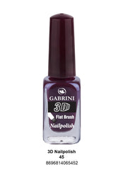 Gabrini 3D Nail Polish # 45 - Premium Nail Polish from Gabrini - Just Rs 475! Shop now at Cozmetica