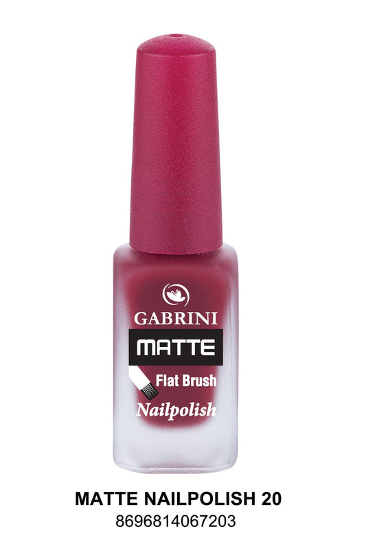 Gabrini Matte Nail Polish # 20 - Premium Nail Polish from Gabrini - Just Rs 475! Shop now at Cozmetica