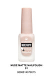 Gabrini Nude Matte Nail Polish # 01 - Premium Nail Polish from Gabrini - Just Rs 475! Shop now at Cozmetica