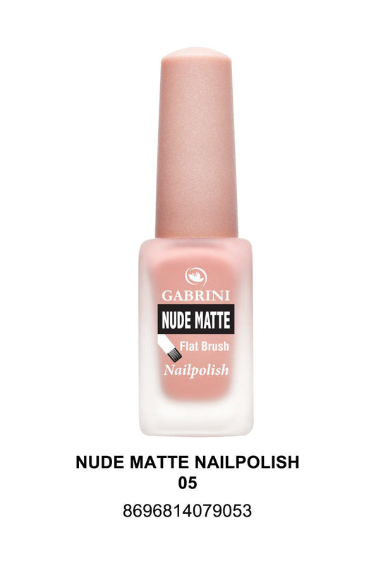 Gabrini Nude Matte Nail Polish # 05 - Premium Nail Polish from Gabrini - Just Rs 475! Shop now at Cozmetica