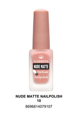 Gabrini Nude Matte Nail Polish # 10 - Premium Nail Polish from Gabrini - Just Rs 475! Shop now at Cozmetica