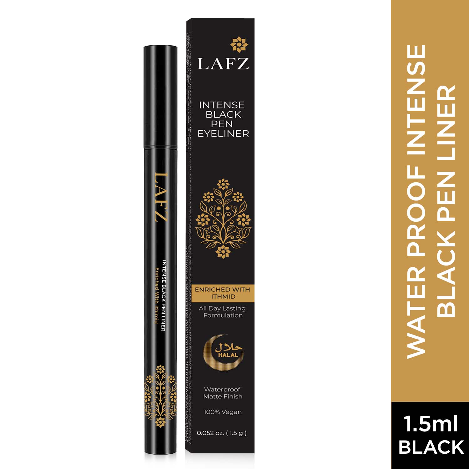 Lafz Intense Black Pen Liner - Premium Eye Liner from Lafz - Just Rs 1100! Shop now at Cozmetica