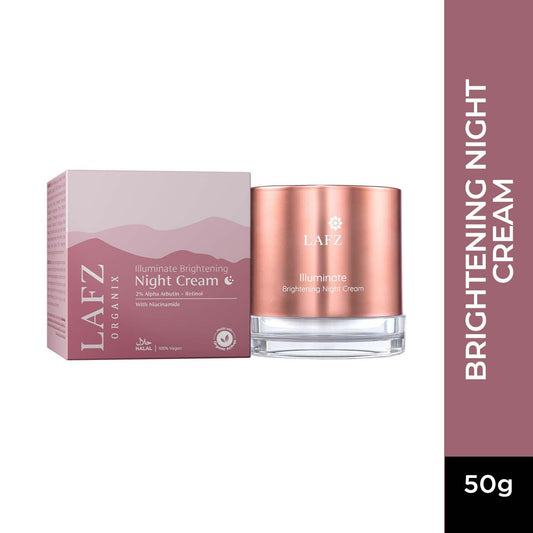 Lafz Organix Illuminate Brightening Night Cream - Premium Gel / Cream from Lafz - Just Rs 3355! Shop now at Cozmetica