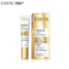 Eveline Gold Lift Expert Eye Cream 15ml - Premium Health & Beauty from Eveline - Just Rs 1815.00! Shop now at Cozmetica