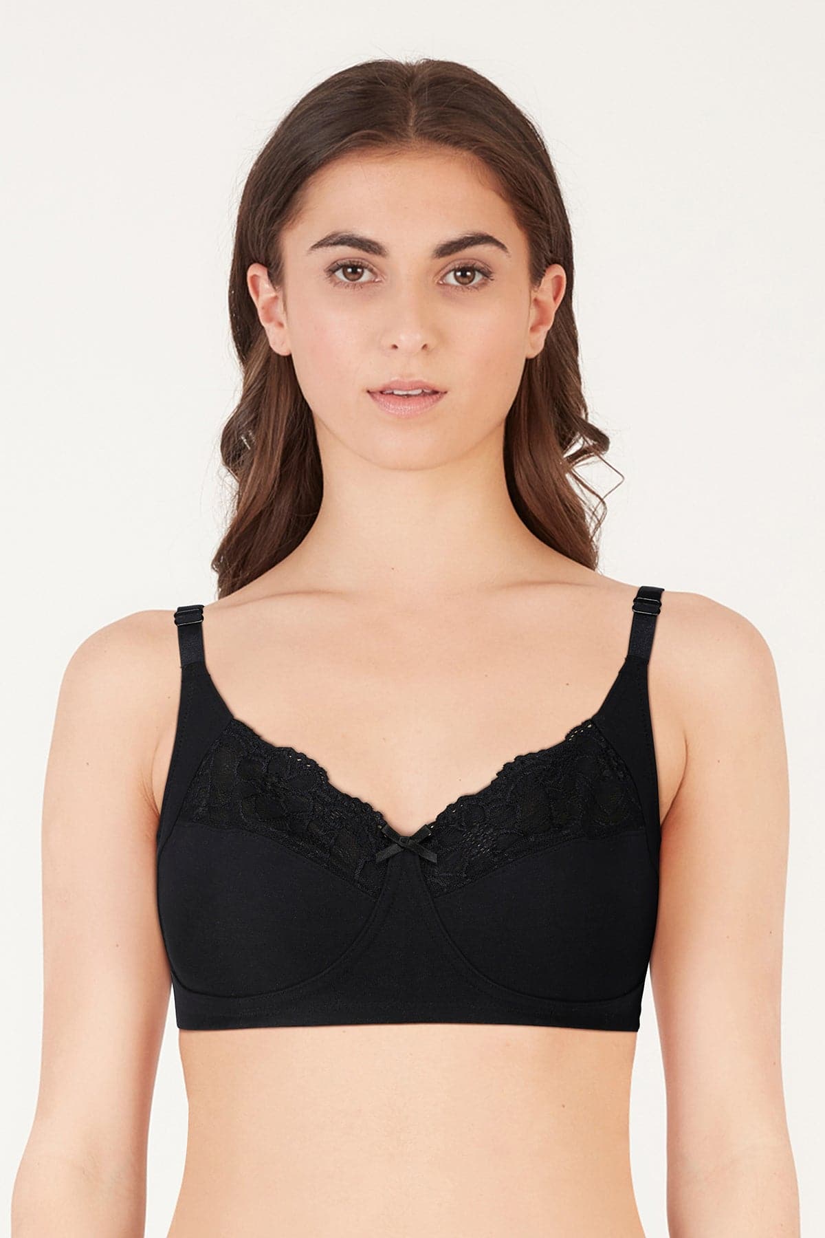 British Lingerie Studio Cansu Non Wired And Non Padded Cotton Bra - Black - Premium Wireless from BLS - Just Rs 2700! Shop now at Cozmetica