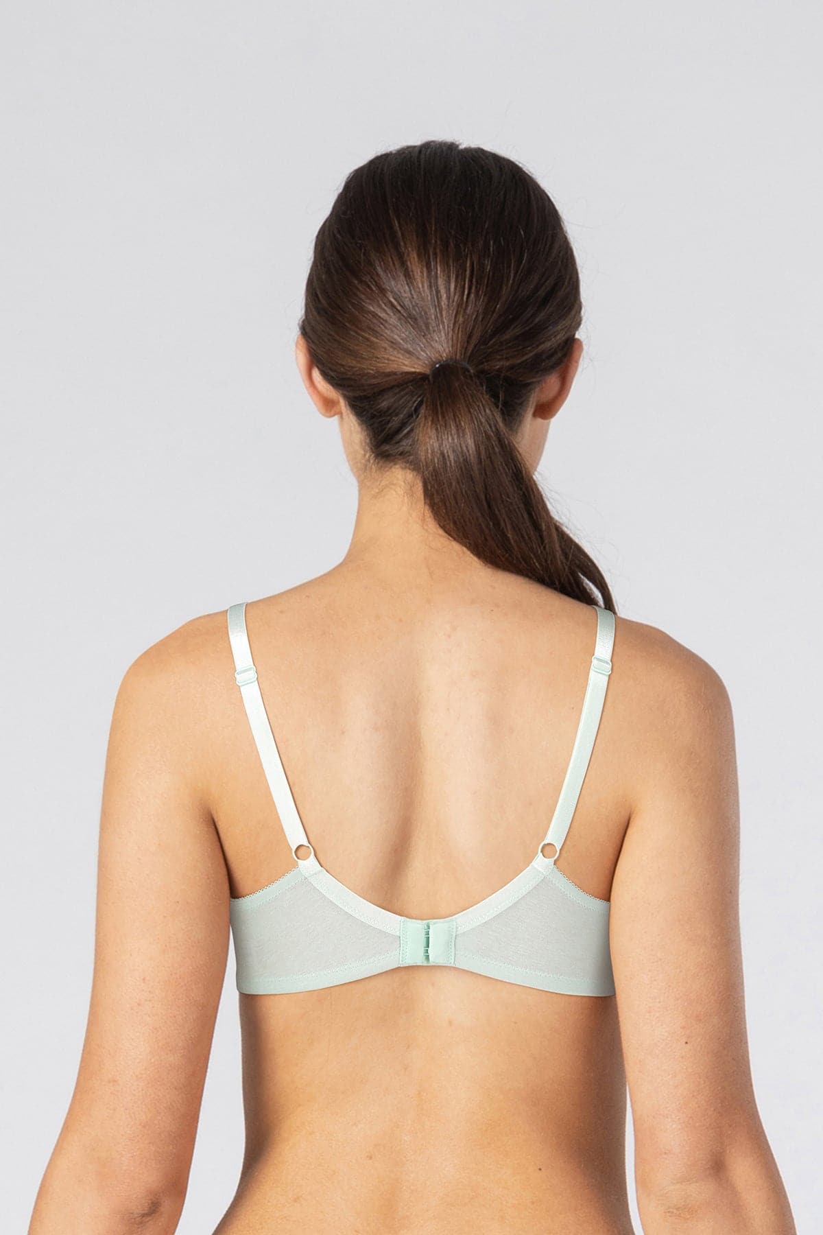British Lingerie Studio Caprina Non Wired And Non Padded Cotton Bra - Mint - Premium Bras from BLS - Just Rs 2700! Shop now at Cozmetica