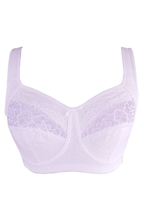 British Lingerie Studio Cece Non Wired And Non Padded Cotton Bra - White - Premium Bras from BLS - Just Rs 3100! Shop now at Cozmetica
