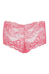 British Lingerie Studio Liza Lace Boyshort - Pomegranate - Premium Panties from BLS - Just Rs 600! Shop now at Cozmetica