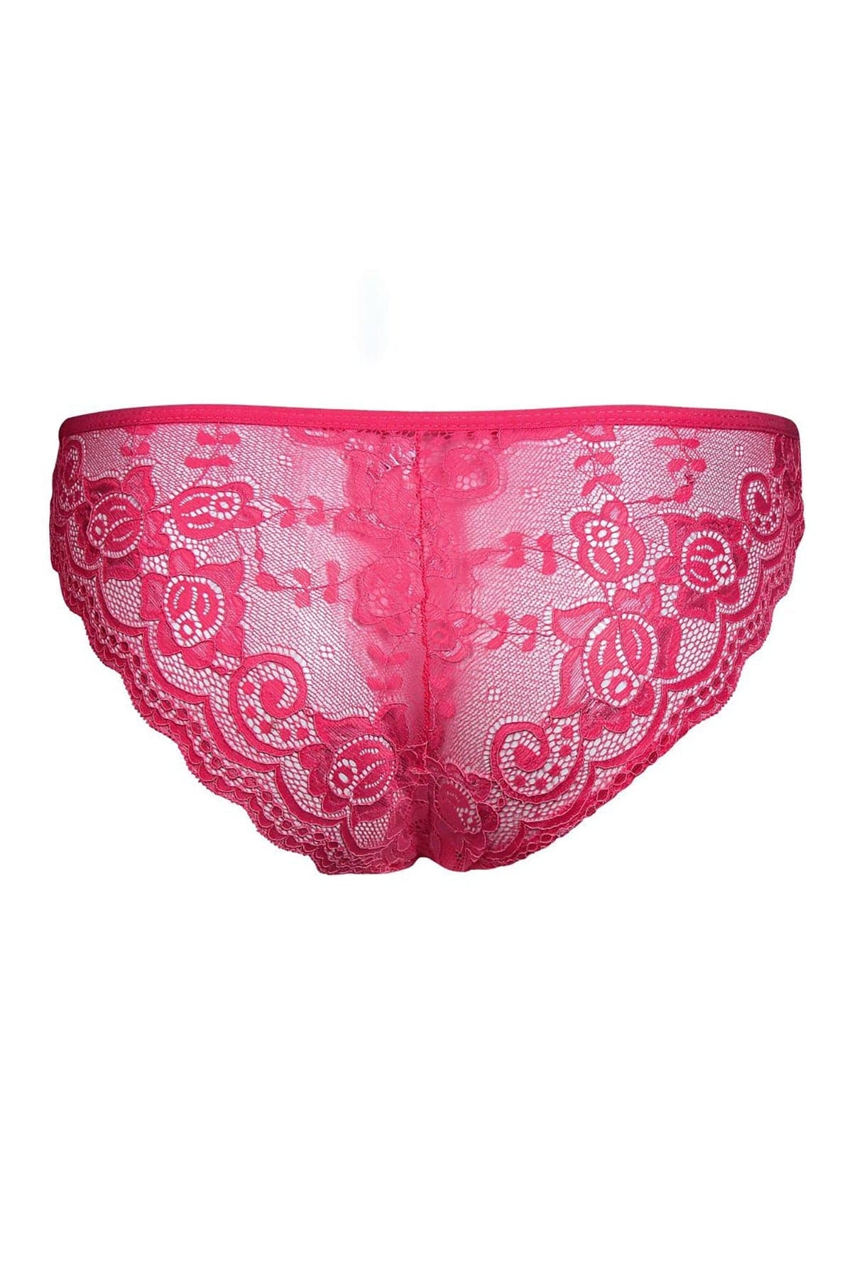 British Lingerie Studio Lulu Lace Panty - Fuchsia - Premium Panties from BLS - Just Rs 600! Shop now at Cozmetica