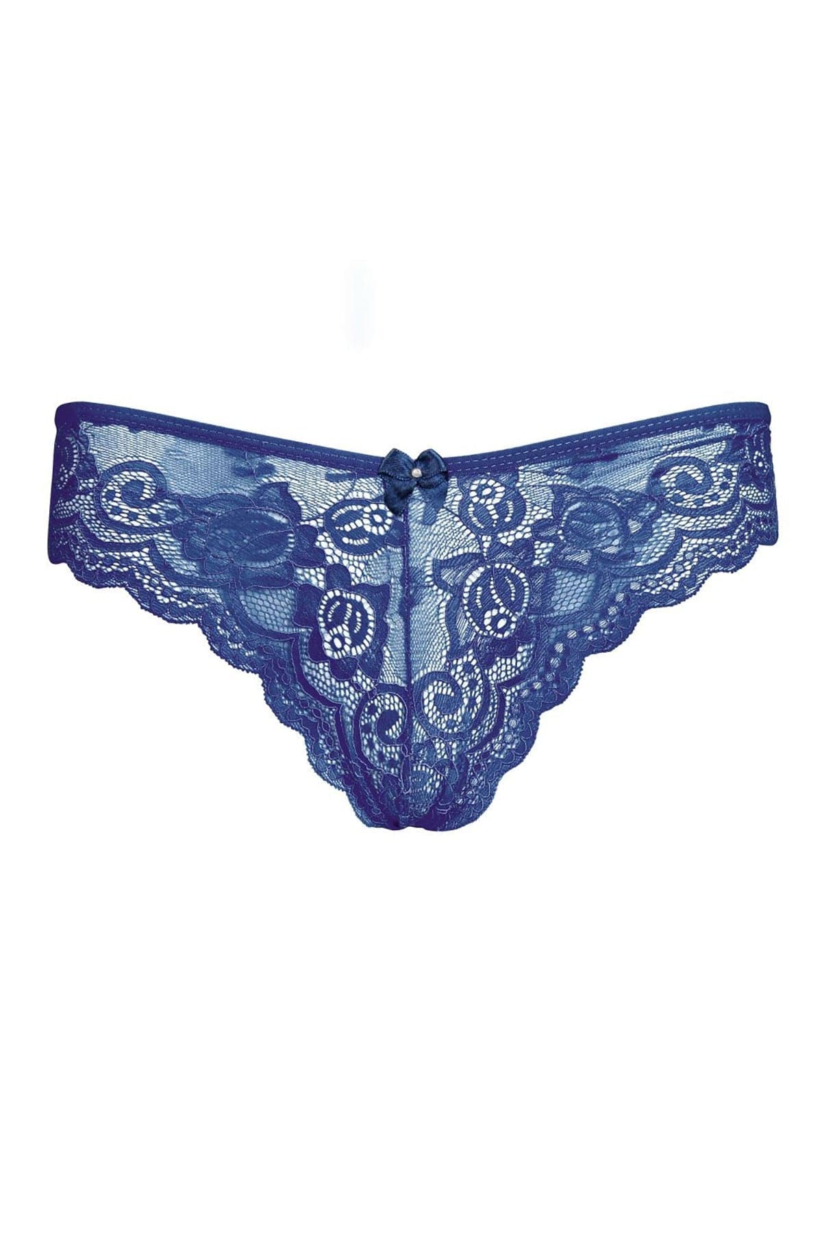 British Lingerie Studio Lulu Lace Panty - Navy Blue - Premium Panties from BLS - Just Rs 600! Shop now at Cozmetica