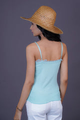 British Lingerie Studio Ayleen Lace Camisole - Mint - Premium Slips & Camis from BLS - Just Rs 1400! Shop now at Cozmetica
