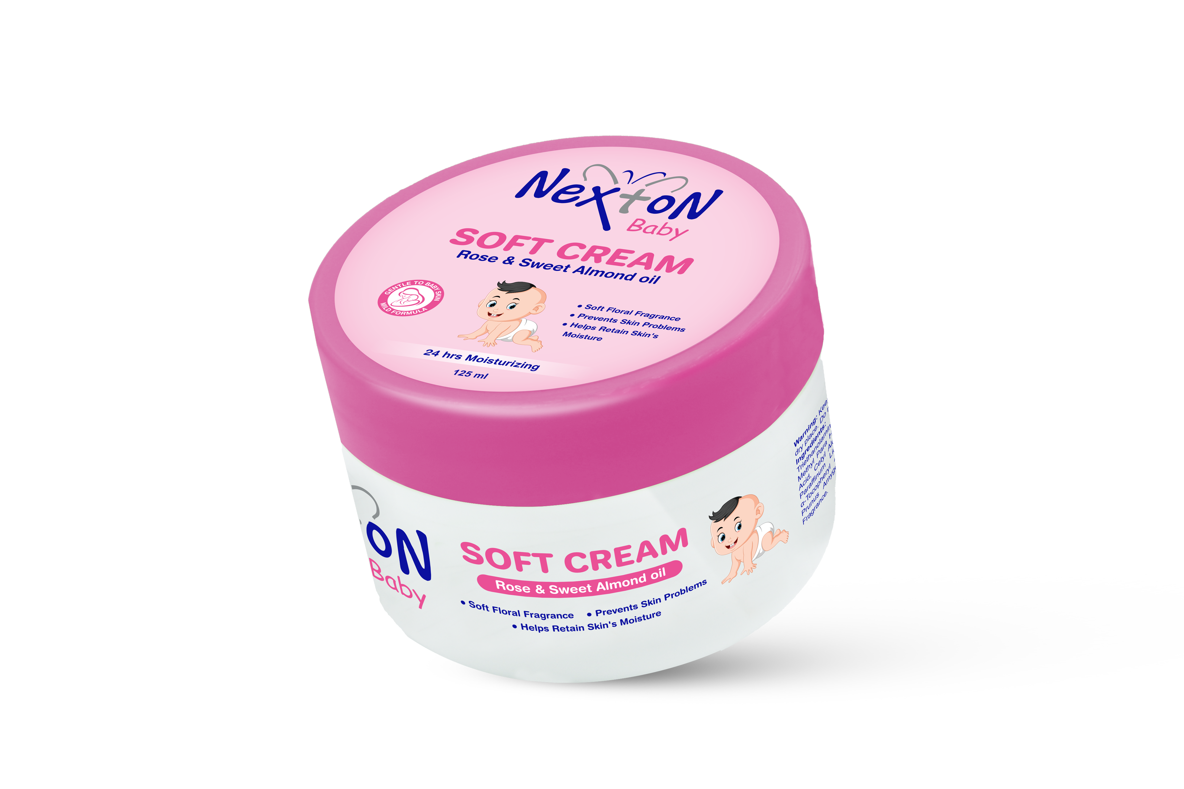 Nexton Baby Soft Cream Rose And Sweet Almond Oil - Premium Gel / Cream from Nexton - Just Rs 499! Shop now at Cozmetica