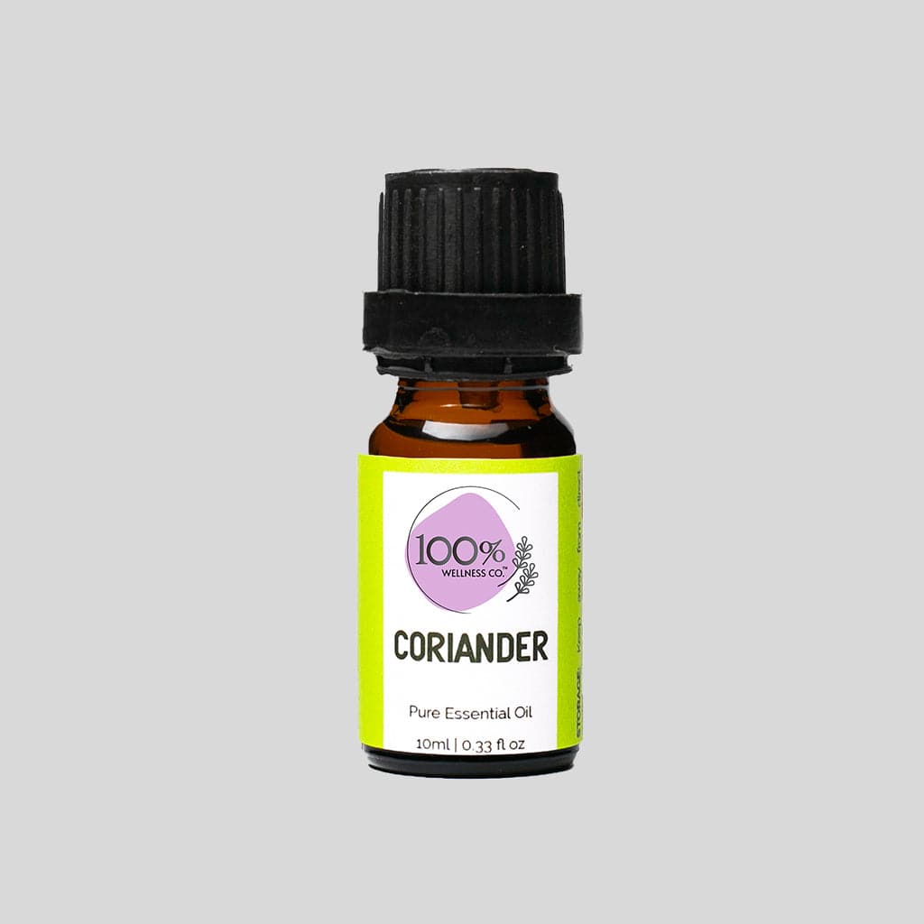 100% Wellness Co Coriander Essential Oil - Premium Body Oil from 100% Wellness Co - Just Rs 790! Shop now at Cozmetica