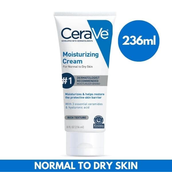 Hydrate & Soothe Dry Skin with CeraVe Moisturizing Cream (236ml) - Premium Lotion & Moisturizer from CeraVe - Just Rs 6050! Shop now at Cozmetica
