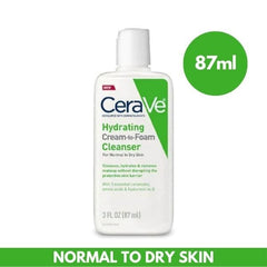 CeraVe Hydrating Cream to Foam Cleanser - 87ml - Premium Facial Cleansers from CeraVe - Just Rs 2232! Shop now at Cozmetica