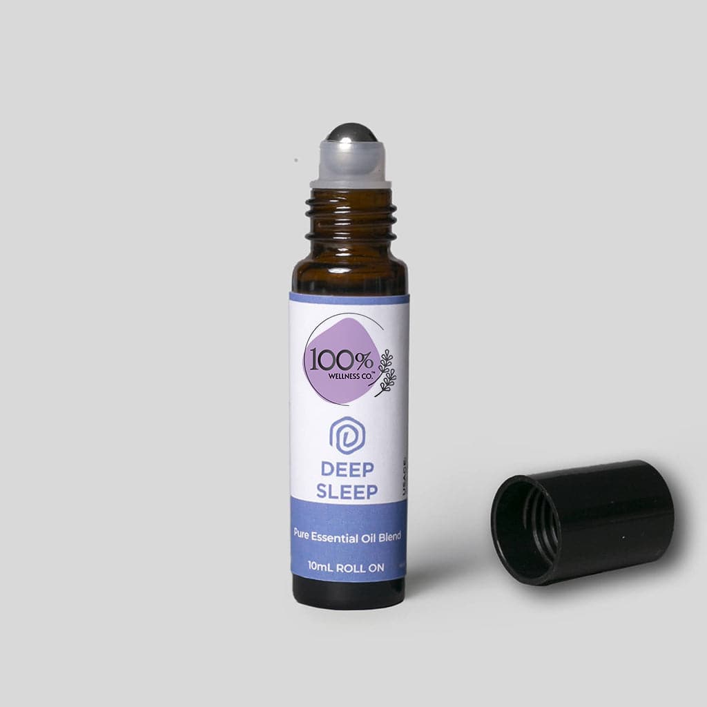 100% Wellness Co Deep Sleep Essential Oil Roll-on Blend - Premium Body Oil from 100% Wellness Co - Just Rs 1390! Shop now at Cozmetica