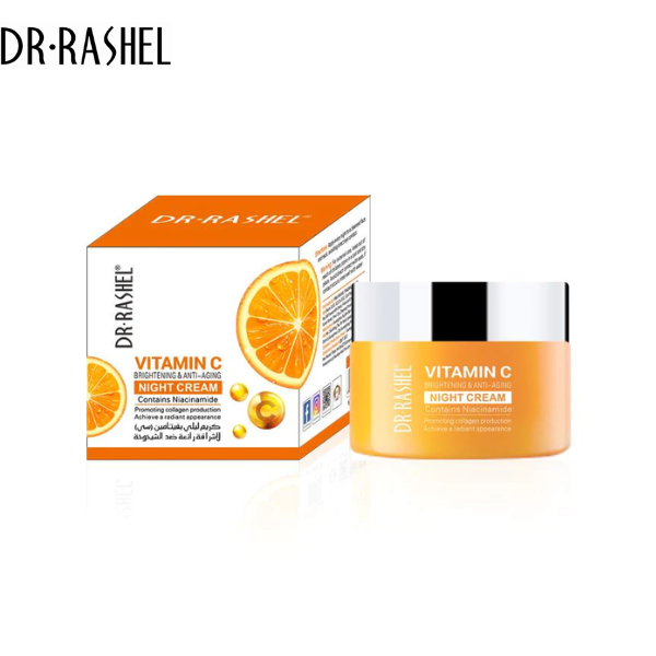 Dr. Rashel Vitamin C Brightening & Anti- Aging Night Cream - 50g - Premium Gel / Cream from Dr. Rashel - Just Rs 864! Shop now at Cozmetica