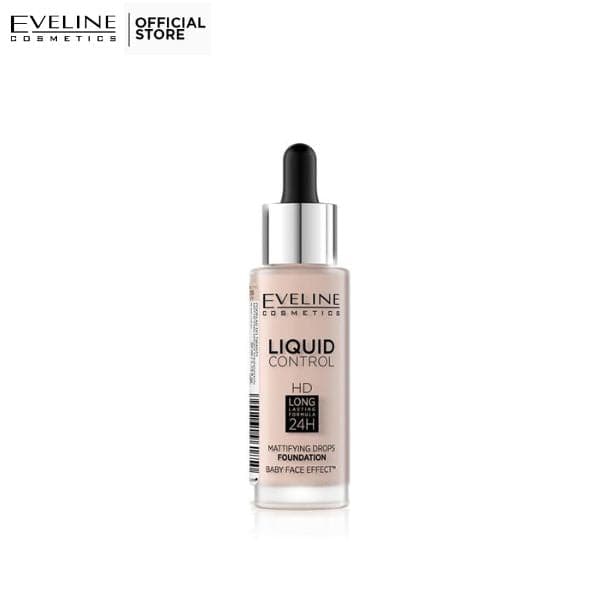 Eveline Liquid Control Mattifying Drops Foundation - 5 Ivory - Premium Health & Beauty from Eveline - Just Rs 3055.00! Shop now at Cozmetica