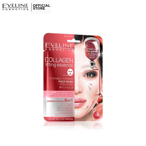 Eveline Sheet Mask Collagen Lifting Essence - Premium Skin Care Masks & Peels from Eveline - Just Rs 845.00! Shop now at Cozmetica