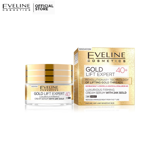 Eveline Gold Lift Expert 40+ Day & Night Cream 50ml - Premium Health & Beauty from Eveline - Just Rs 2525.00! Shop now at Cozmetica