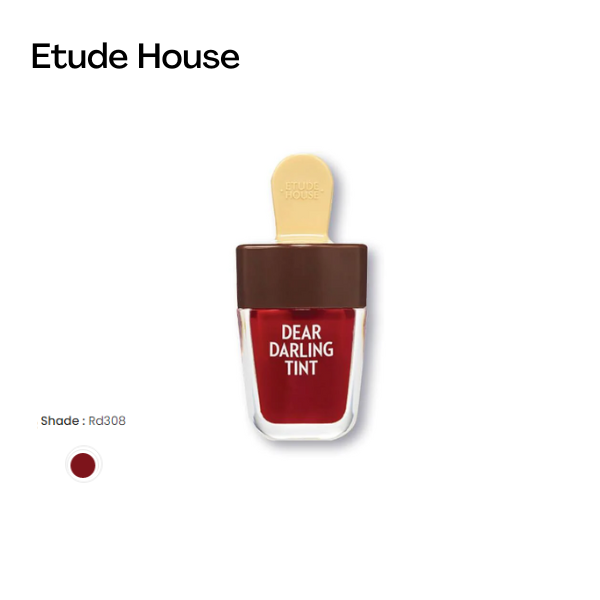 Etude House Dear Darling Water Gel Tint Liquid Lipstick - RD308 - Premium Lipstick from Etude - Just Rs 1539! Shop now at Cozmetica