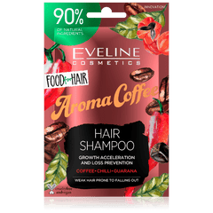 Eveline Food For Hair Shampoo Aroma Coffee 20ML - Premium  from Eveline - Just Rs 154.00! Shop now at Cozmetica