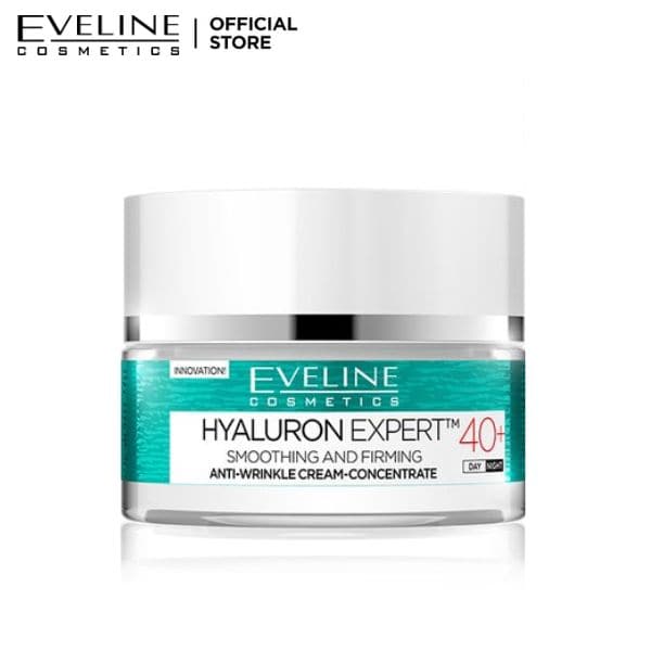 Eveline Cosmetics Hyaluron Clinic Day & Night Cream 40+ - 50ml - Premium Gel / Cream from Eveline - Just Rs 2085! Shop now at Cozmetica