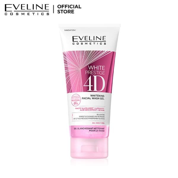 Eveline White Prestige 4D Face Wash Gel - 100ml - Premium Health & Beauty from Eveline - Just Rs 795.00! Shop now at Cozmetica