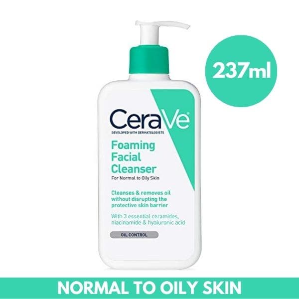 CeraVe Foaming Facial Cleanser - 237ml - Premium Facial Cleansers from CeraVe - Just Rs 5312! Shop now at Cozmetica