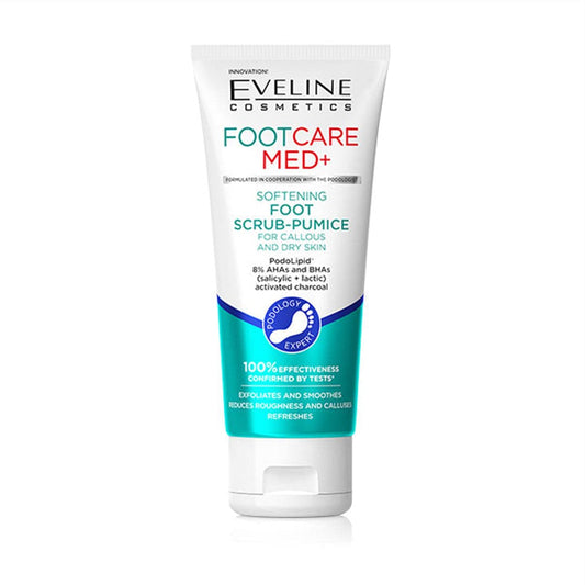 Eveline Cosmetics Foot Care Med+ Softening Foot Scrub For Callous & Dry Skin