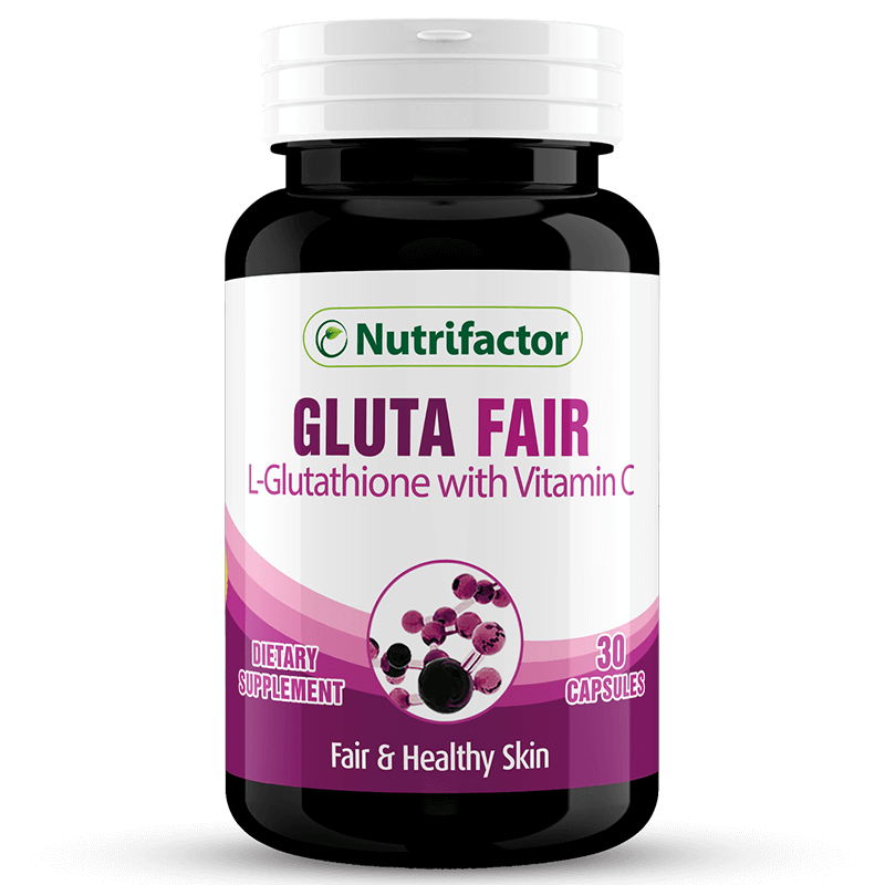 Nutrifactor Gluta Fair - 30 Capsules - Premium Vitamins & Supplements from Nutrifactor - Just Rs 2250! Shop now at Cozmetica