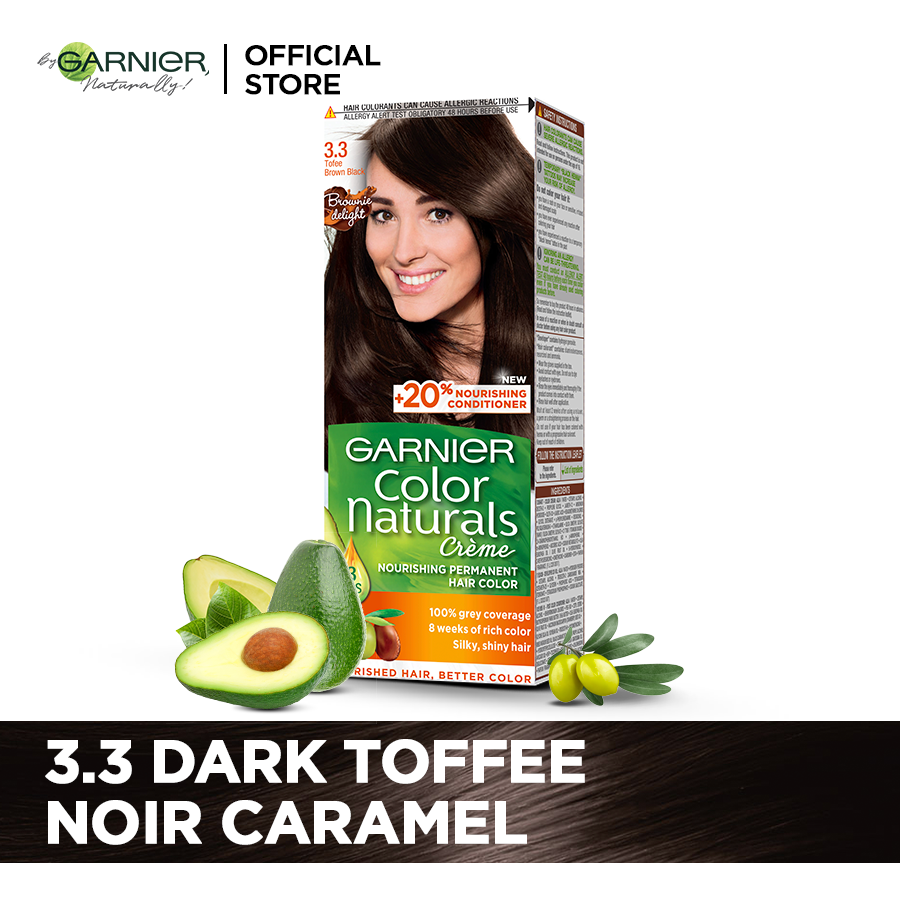 Garnier Color Naturals - 3.3 Dark Toffee Noir Caramel - Premium Hair Color from Garnier - Just Rs 849! Shop now at Cozmetica