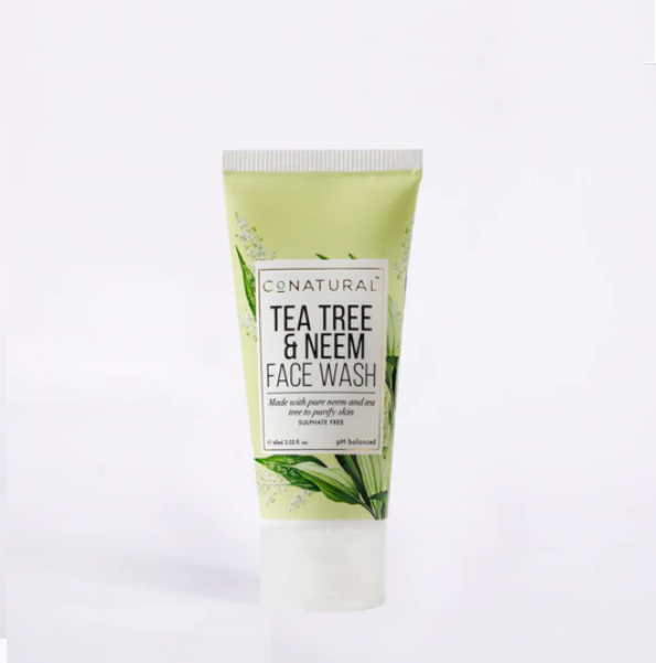 Conatural Tea Tree and Neem Facewash 60ml - Premium Facial Cleansers from CoNatural - Just Rs 426! Shop now at Cozmetica