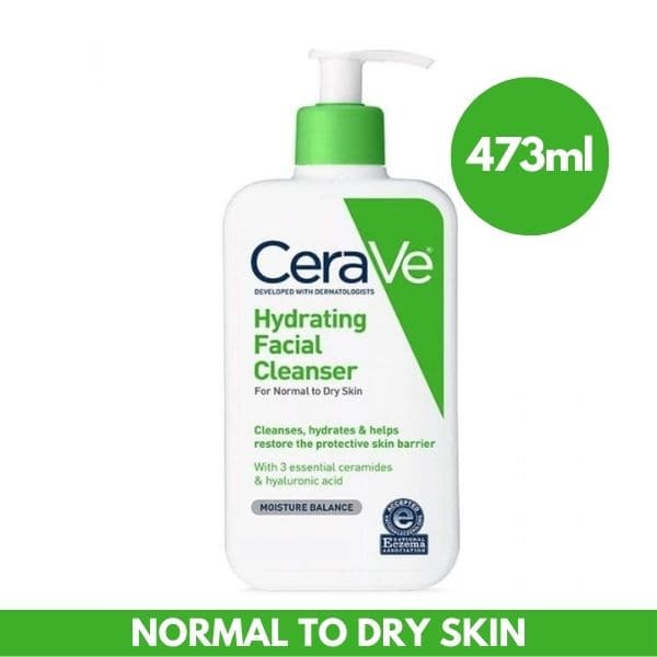 CeraVe Hydrating Facial Cleanser - 473ml - Premium Facial Cleansers from CeraVe - Just Rs 4200! Shop now at Cozmetica