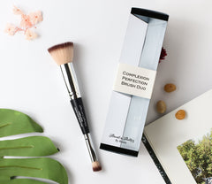Flaunt n Flutter Complexion-Perfection Brush Duo - Premium Makeup Brushes from Flaunt n Flutter - Just Rs 1900! Shop now at Cozmetica