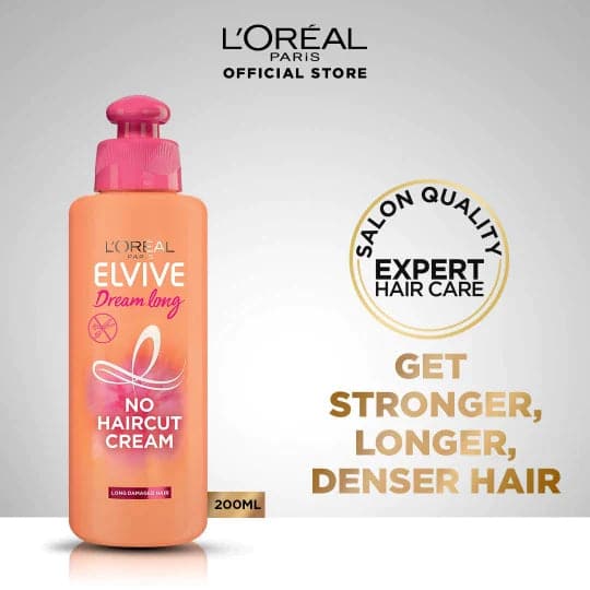 LOreal Paris Elvive Dream Long No Hair Cut Cream - 200ml - Premium Hair Care from Elvive - Just Rs 735.00! Shop now at Cozmetica